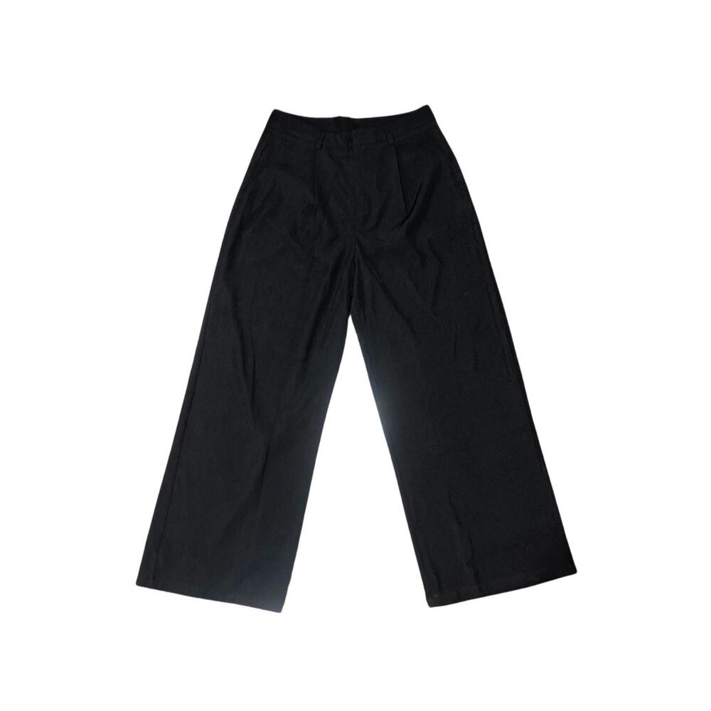 NWT CIDER MID WAIST PLEATED POCKET WIDE LEG PANTS CURVE & PLUS Large